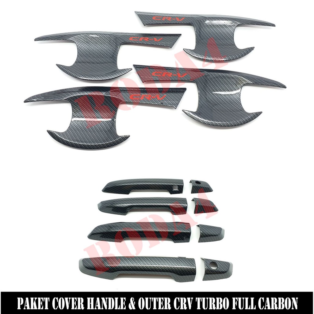 Paket Cover Handle Dan Outer Handle CRV Turbo Full Carbon