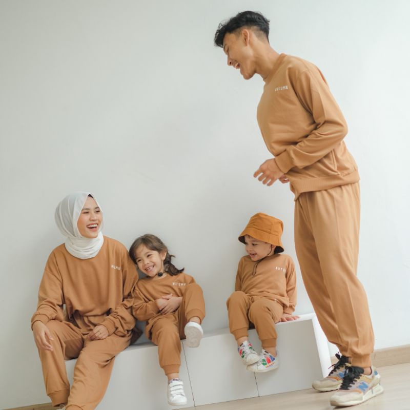 SEASON SET - Promo 10.10 Family Set Setelan Olahraga Daily Wear Sweater Jogger Unisex Kekinian Murah