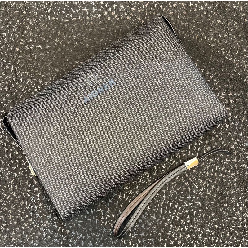 Handbag Aigner lock kunci angka Clutch Tas Tangan Premium Quality