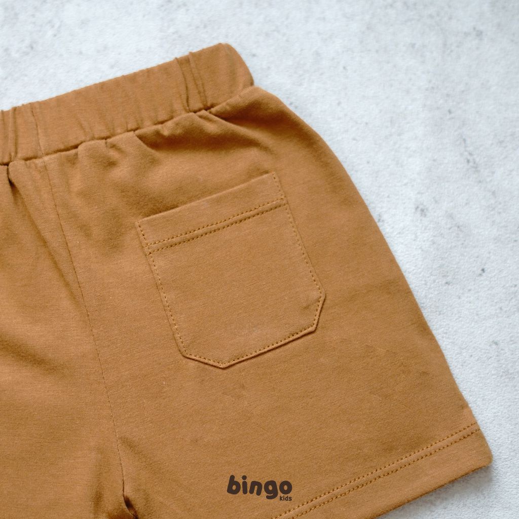 BINGOKIDS | COTTON SHORT PANTS / Celana Pendek Anak Balita / Celana 1-5 Tahun Anak Laki Unisex Katun Premium Hitam Navy Coklat Khaki Cream Krem