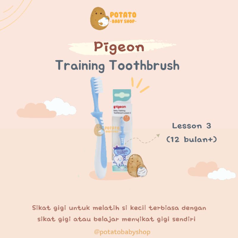 Pigeon - Training Toothbrush Lesson 3 ( 12bulan +)