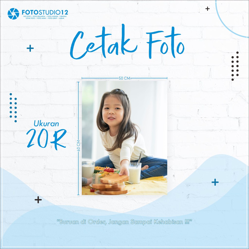 Cetak Foto 20R (50x60cm)