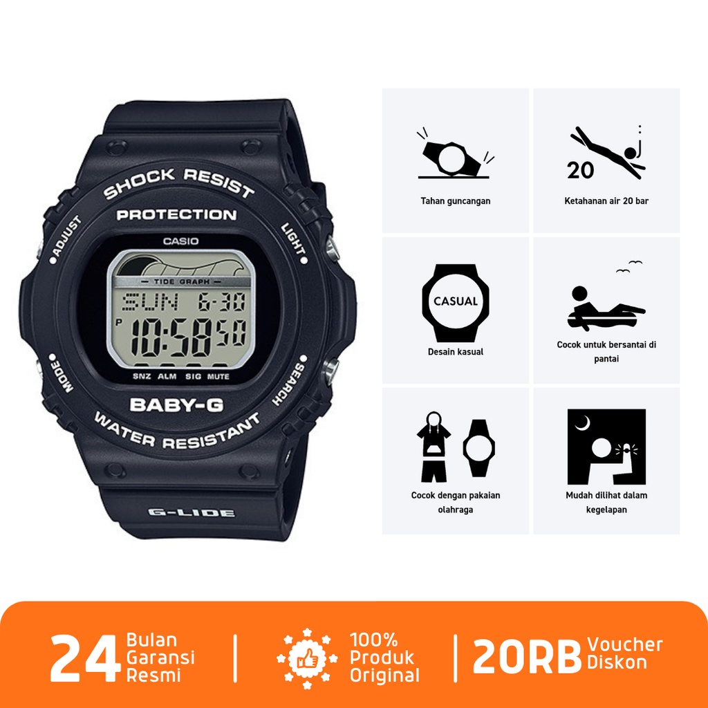 BABY-G BLX-570 JAM TANGAN WANITA CASIO BABY-G ORIGINAL