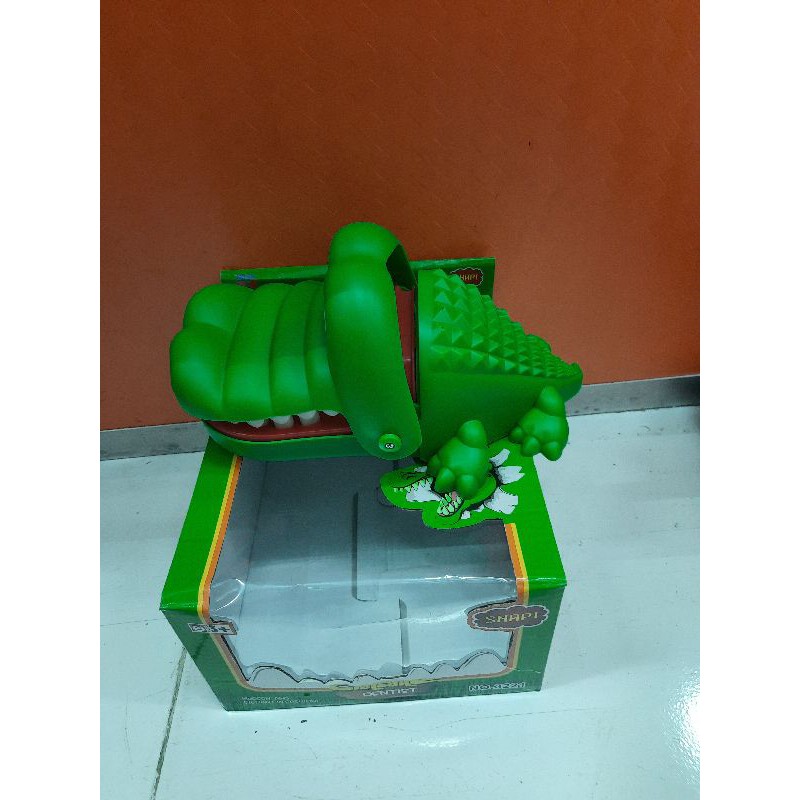Mainan anak crocodile dentist besar-Mainan prank-Buaya gigit-hiu gigit
