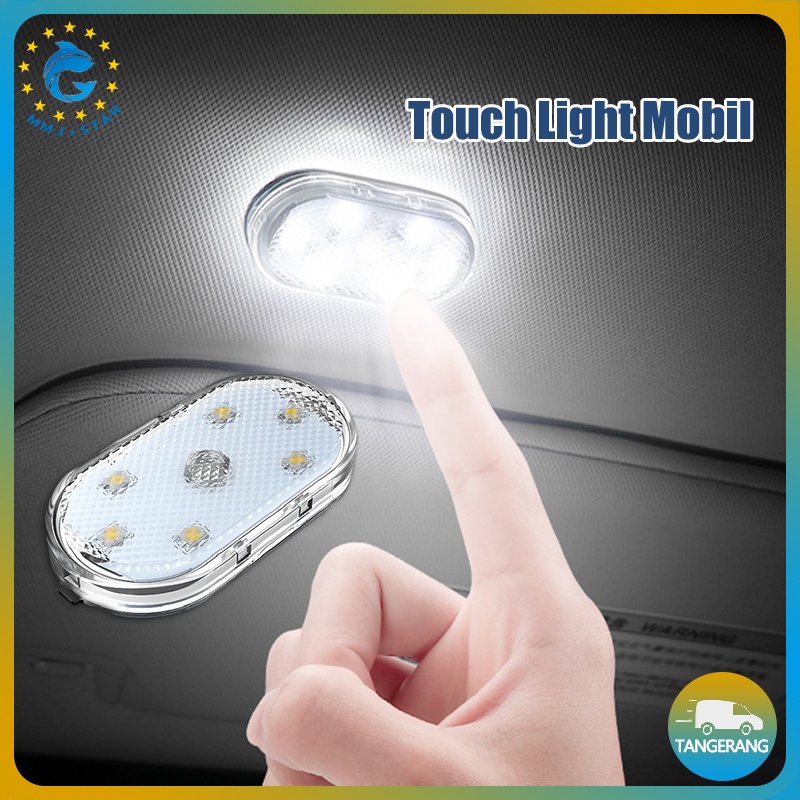 【6 LED】Lampu Mobil Plafon Kabin/Touch Light Mobil/Lampu Sentuh Kabin Mobil