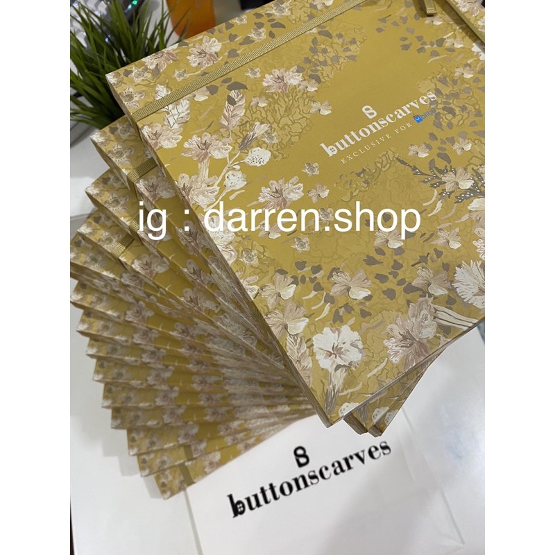 YELLOW - DAISY SERIES BUTTONSCARVES (READY BISA GOSEND)