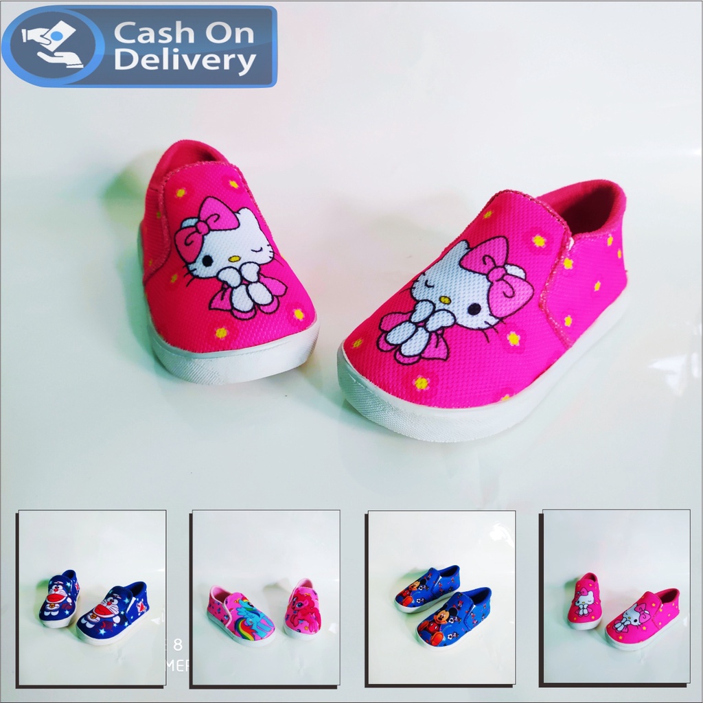 Sepatu Anak slip on KUDA PONI PING PELANGI NEW BISA COD 1-7 THN