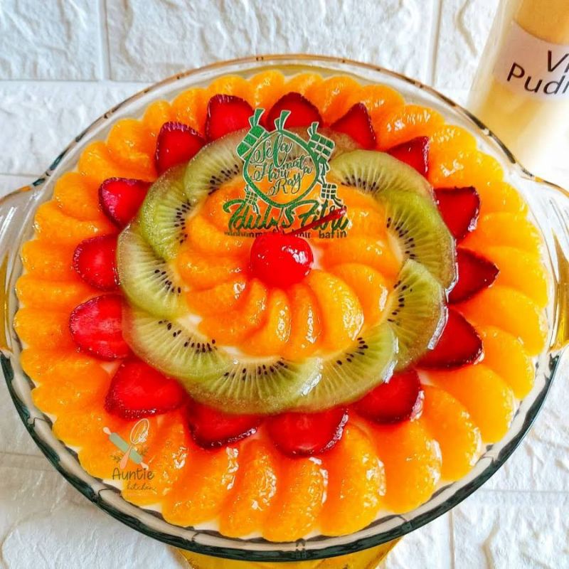 

puding ultah fruit