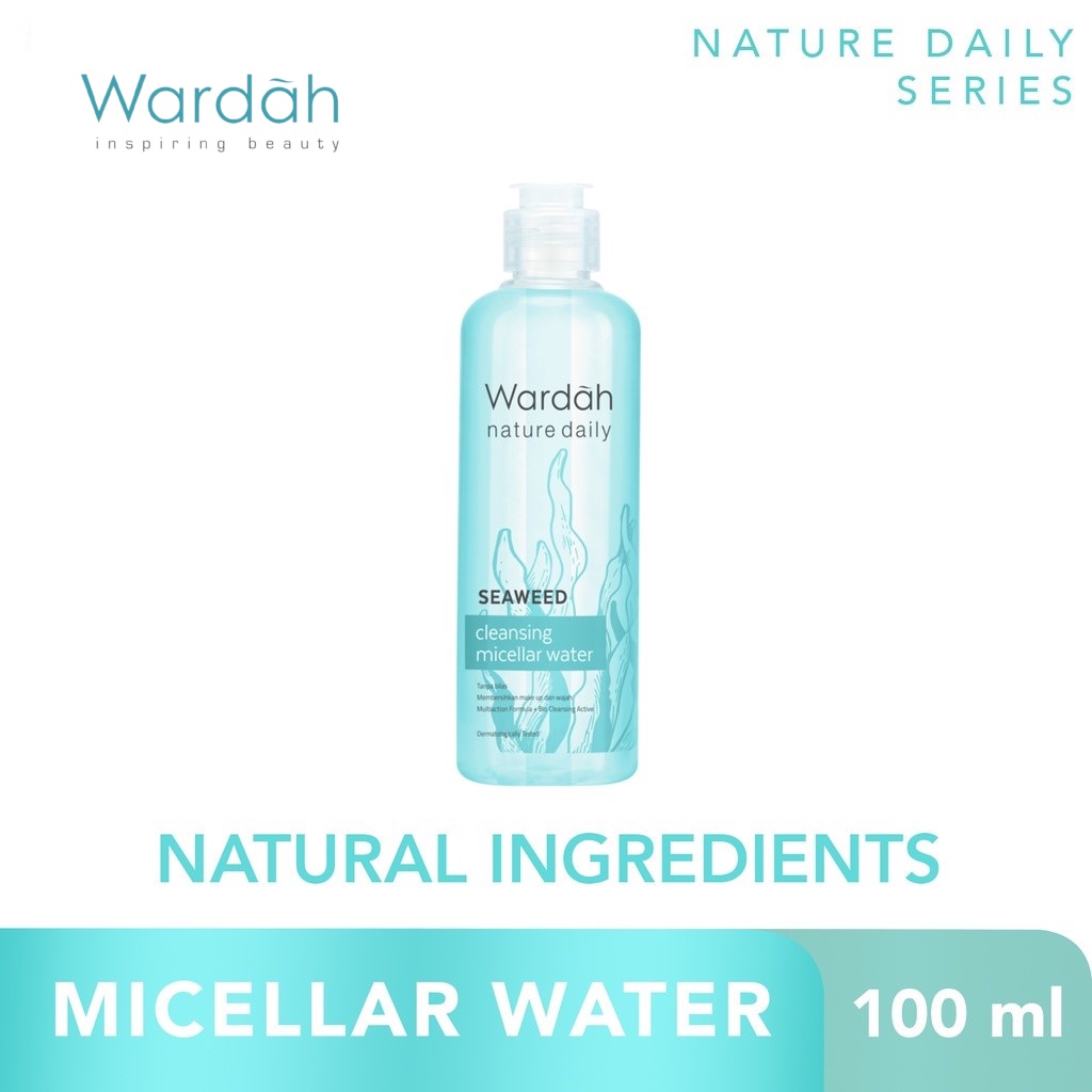 ⭐️ Beauty Expert ⭐️ wardah Nature Daily Seaweed Cleansing Micellar Water - Micellar Water Dengan Seaweed