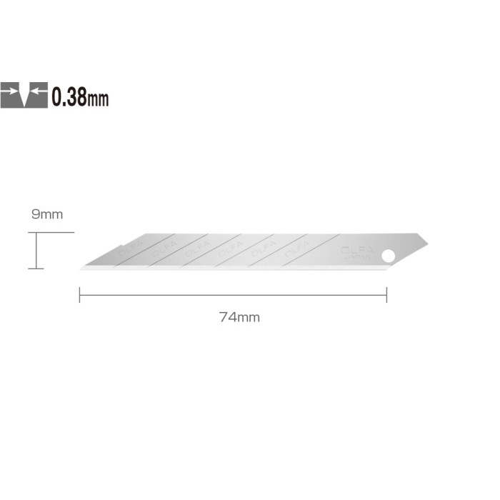 

Refill Cutter 9mm SAB-10 Spare Blade for Graphic Cutter Olfa