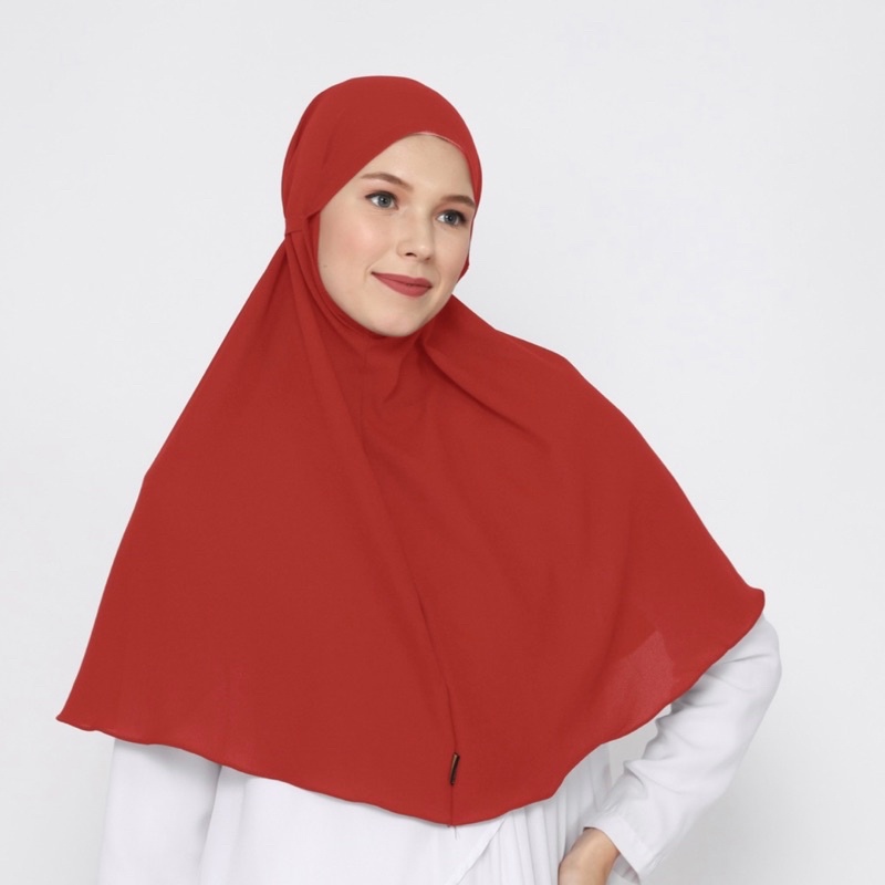 Bergo Maryam polos khimar Instan Kerudung tali Jilbab Diamond Bergo Maryam