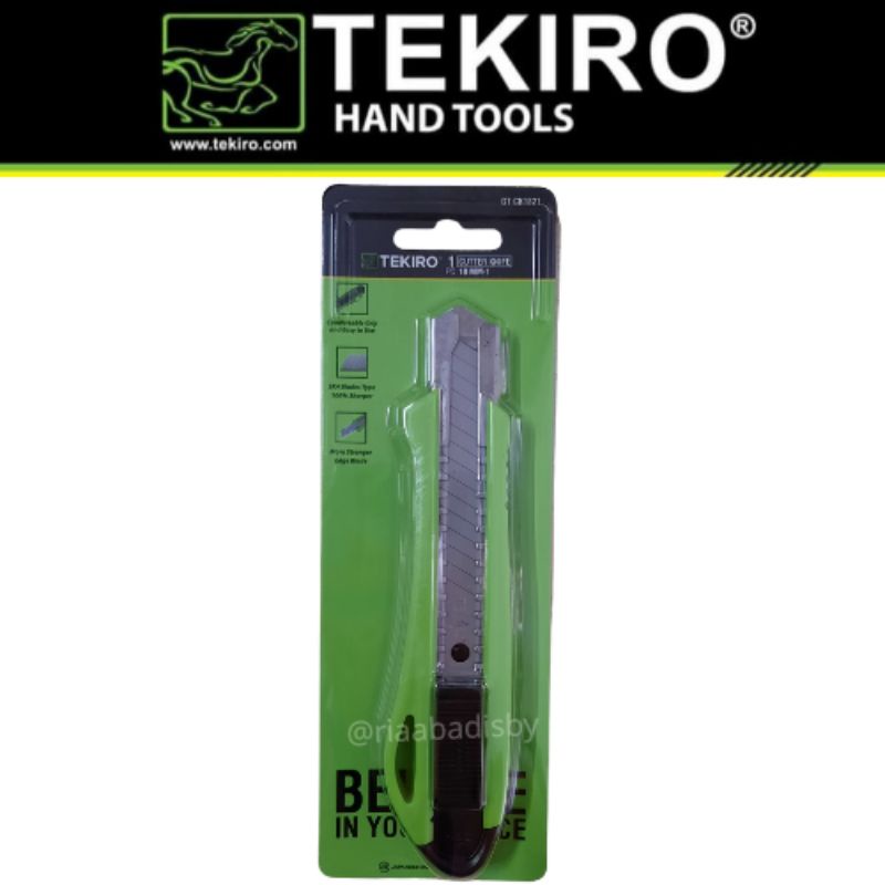 

PISAU CUTTER BESAR || Cutter Knife 18mm-1 || TEKIRO