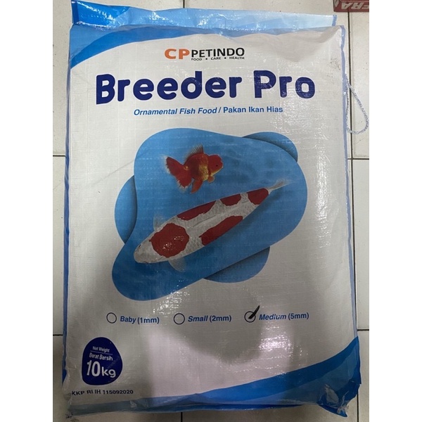 CP Breeder Pro 10 kg Pakan Koi
