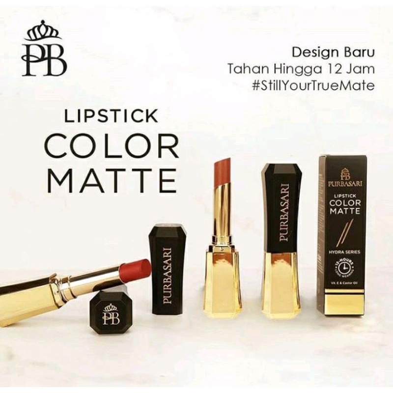 Purbasari Lipstick Colour Matte 81-95 Kemasan Baru 2.6gr