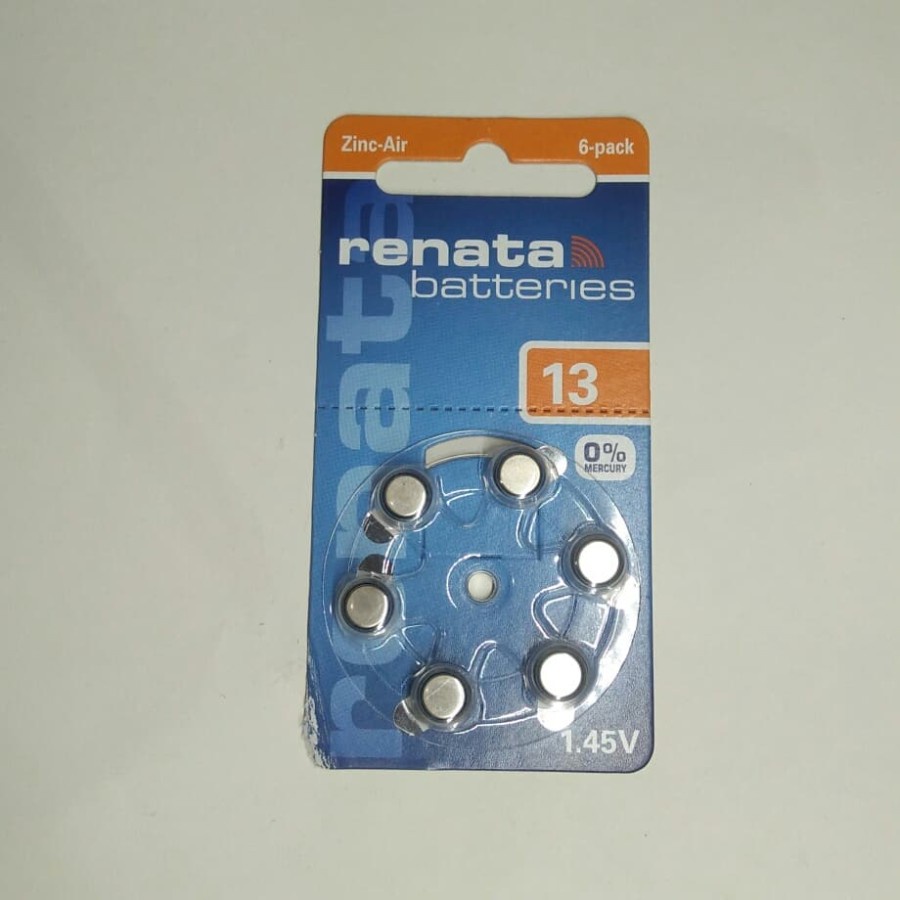 batre alat bantu dengar renata PR48//13 // 754 ORIGINAL