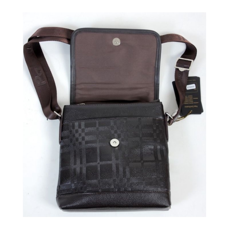 Tas Selempang Keren Model Kotak Paloalto sisa Cokelat