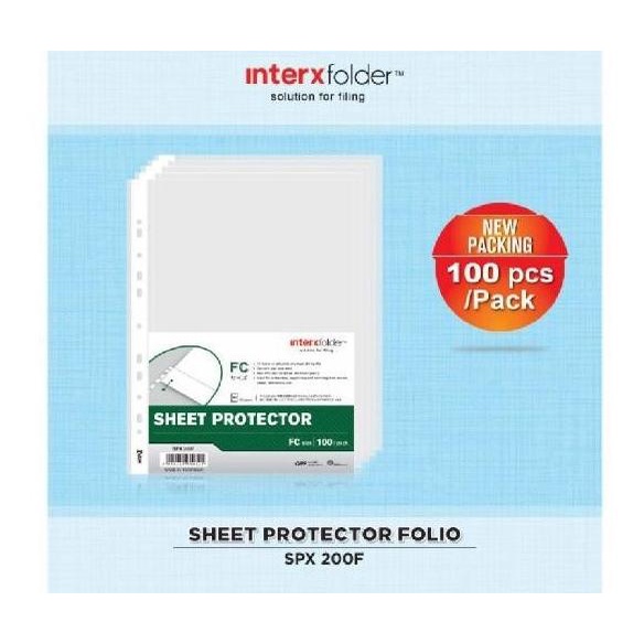 

Office & Stationery | Document Organizer | Pp Pocket Folio Sheet Protector Plastik Inter X Folder Isi 100 | Best Seller