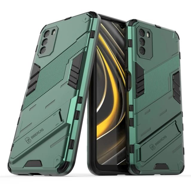 POCO M5 M5S / M4 PRO 4G / M3 / M3 PRO 5G SOFT CASE KICKSTAND CYBERPUNK SERIES