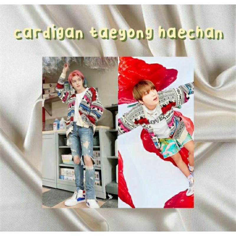 READY STOCK CARDIGAN TAEYONG HAECHAN LISA { GESER UNTUK LIHAT REAL PICT }
