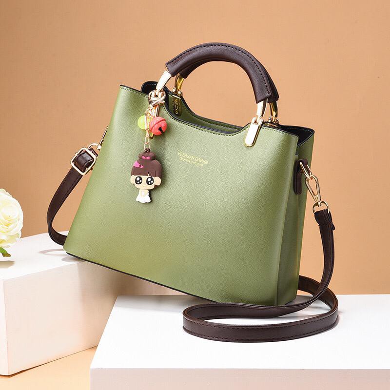 BJ15039 - BLACK/GREEN/PINK/RED/YELLOW - TAS SLEMPANG JINJING TOTEBAG HANDBAG FREE GANTUNGAN LUCU TAS WANITA FASHION IMPORT MODIS ELEGAN TERMURAH TERLARIS TERBARU BAGSTORE JAKARTA TAS BATAM GT1624 EL5039 JT328 CR7199 LT1136 BQ2846