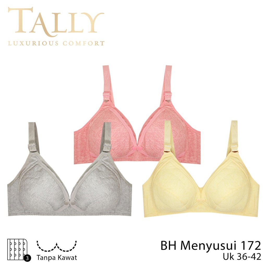 Bra Menyusui Tally 172 &amp; 489 - BH Menyusui Merk Tally Busa Tipis - Maternity Bra Tally