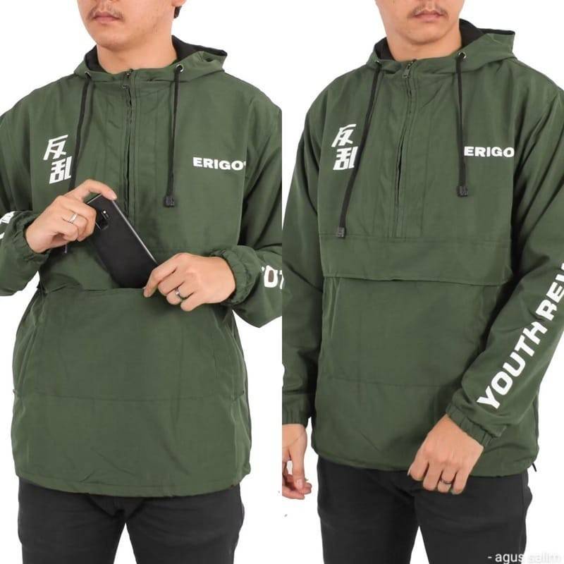 TERBARU CAGOULE ERIGO YOUTH REVOLTH JAKET PRIA-JAKET ANTI ANGIN