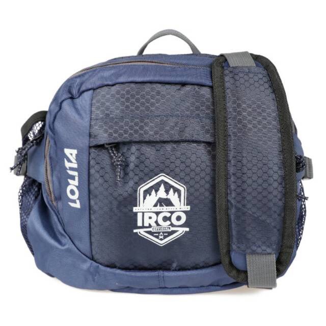 Irco Lolita Tas Selempang Bahu Outdoor - Slingbag Pria Wanita Stylist - Biru Navy