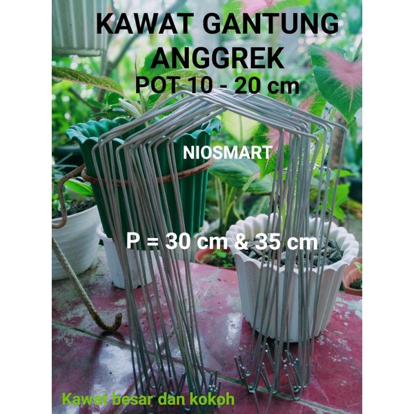 KAWAT GANTUNG ANGGREK 35CM