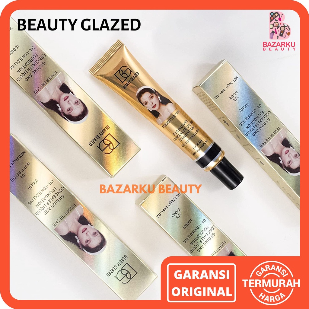 Beauty Glazed Foundation Full Coverage Beauty Glazed Fondation Beauty Glazed Alas Bedak Beauty Glazed Foundation Cair Beauty Glazed