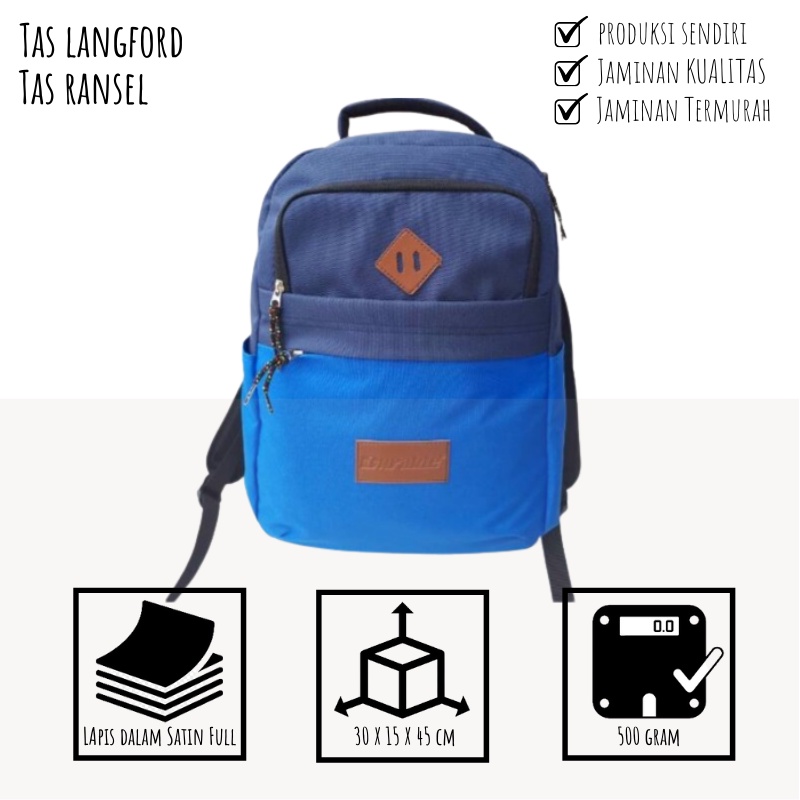 Tas Ransel - Backpack Punggung Terbaru Kualitas Import Kekinian Stylish Multifungsi Cewek Cowok