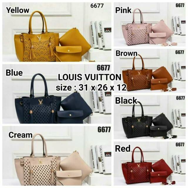TAS WANITA IMPORT HAND BAG LV 6677