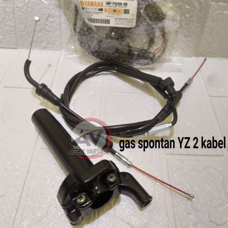 gas spontan yamaha rx king 2 cabang / kabel gas spontan rx king