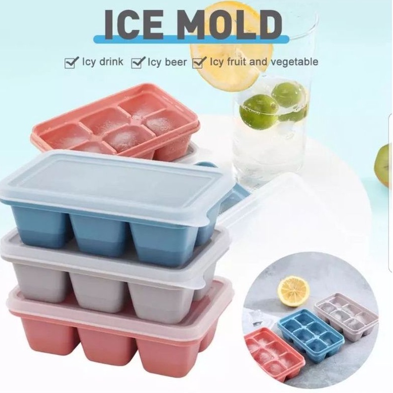 Cetakan Es Batu Kulkas Cetakan Es Batu Silikon Ice Mold HARGA PER SATUAN
