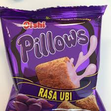 

OISHI Pillows Snack Bantal Rasa Ubi / Coklat (isi 10)