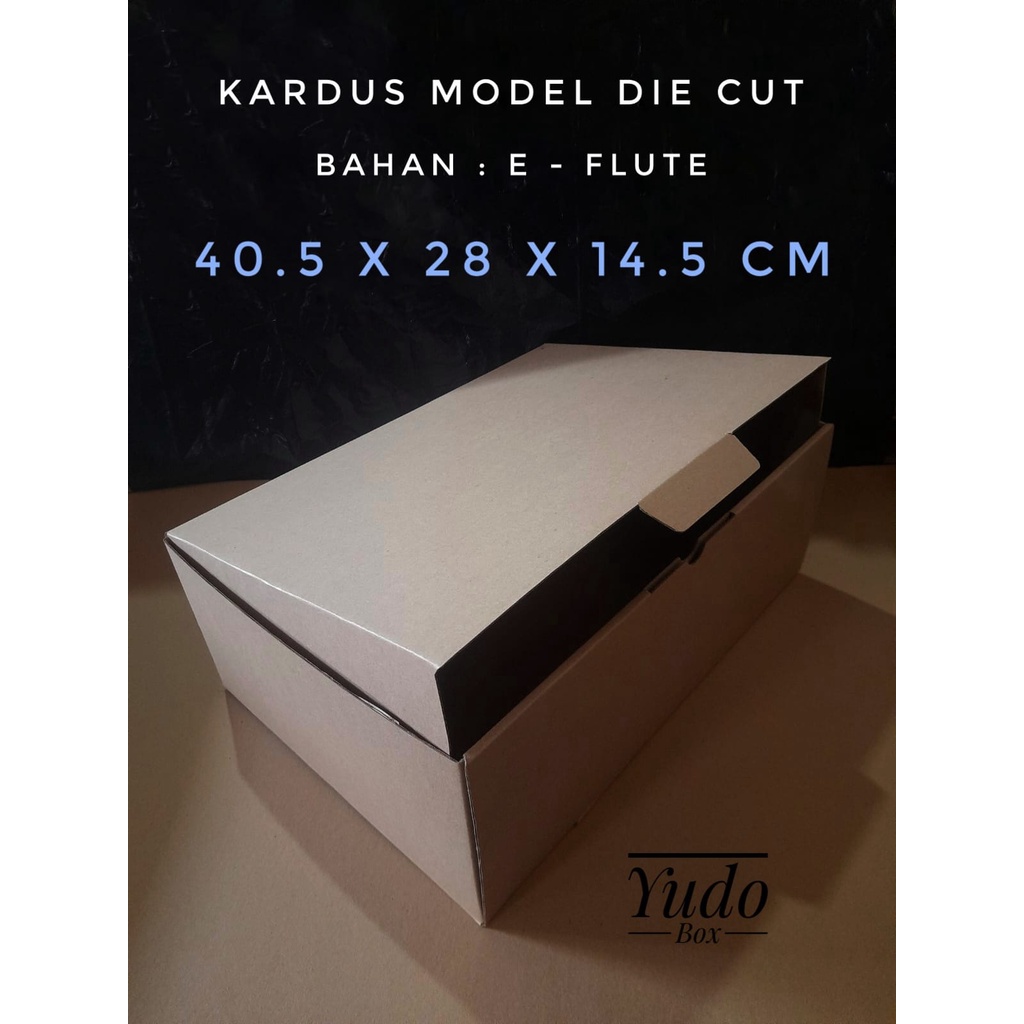 

Kardus - Karton - Box Polos Uk .40,5 x 28 x 14,5 cm Die Cut