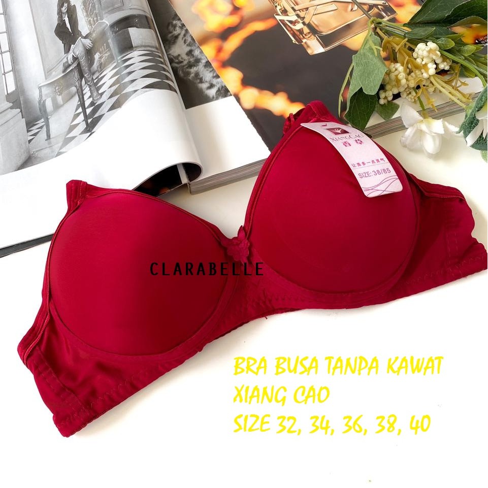 Bra Busa Xiang Cao Cup B Kait 3 Bra Busa Tanpa Kawat Bra Wanita Xiangcao Busa