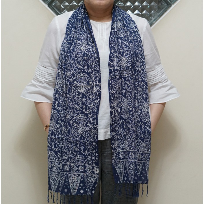 Scarf/syal katun batik paris halus