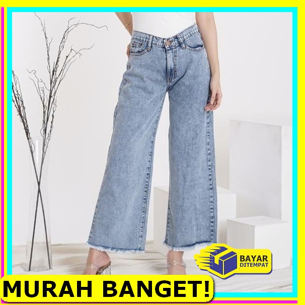 Celana Jins Cewek Kekinian Ukuran Jumbo Jeans Levis Import Distro AA983 Fwr - 27-34 Celana Kulot Je