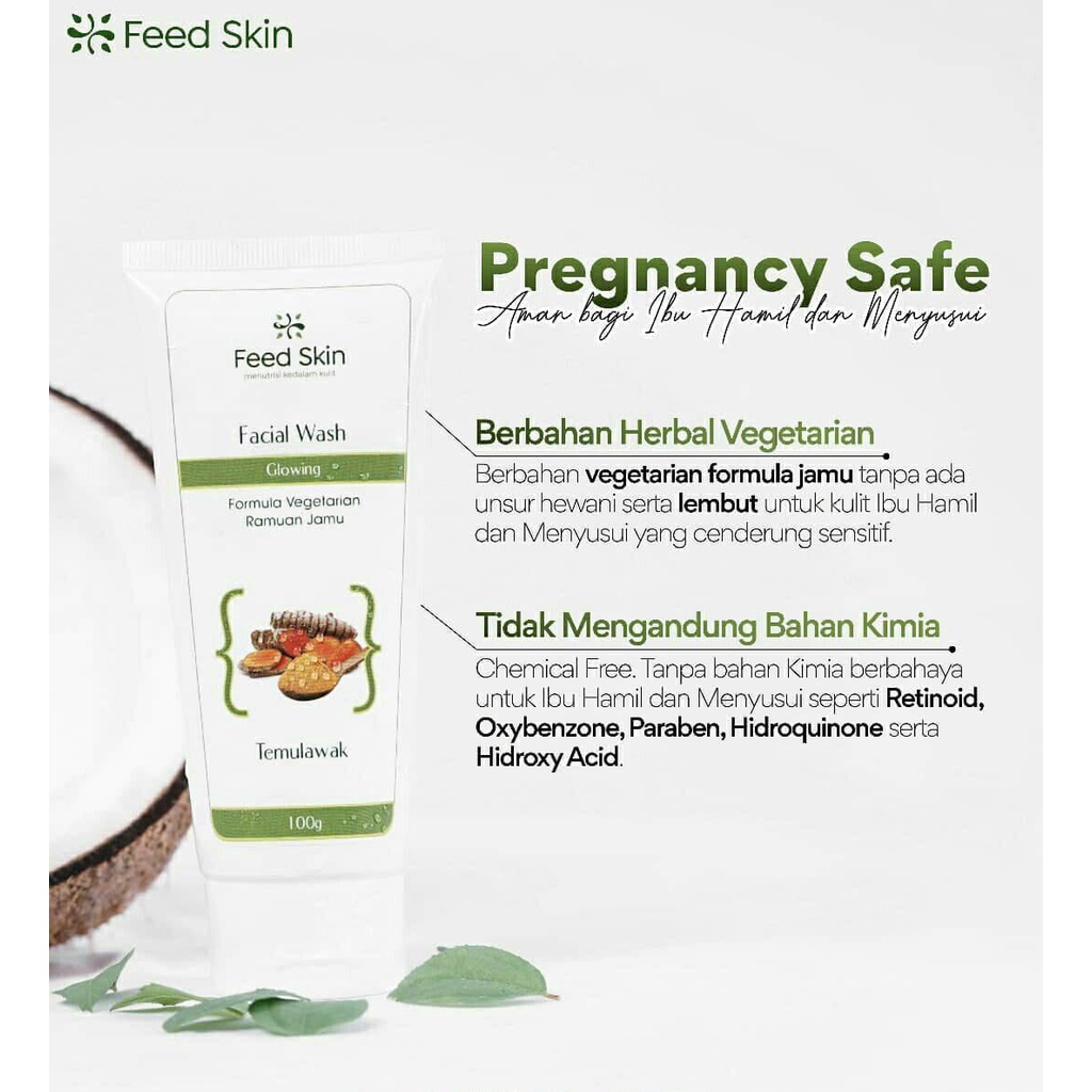 Feed Skin Skincare sabun Perawatan Wajah Wanita Pria bpom