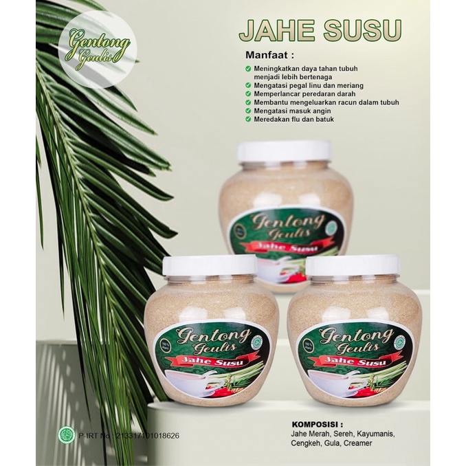 

JAHE SUSU Gentong Geulis Minuman Herbal