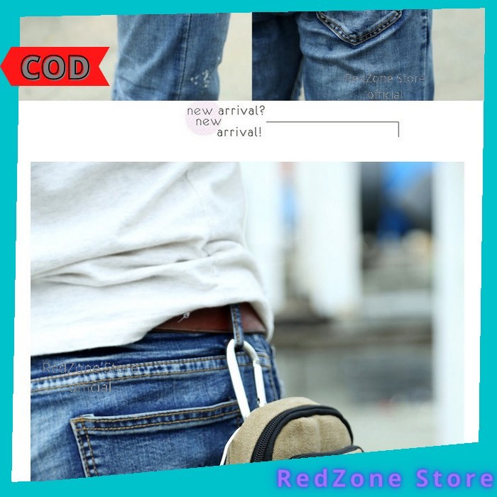 Tas Pinggang Pria Hp Mini Import Waterproof Anti Air Murah Keren Terbaru Waistbag Cowok Sling Bag Ta