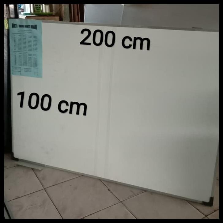 

Whiteboard 200 X 100 Cm /Papan Tulis Besar 100X200 Cm