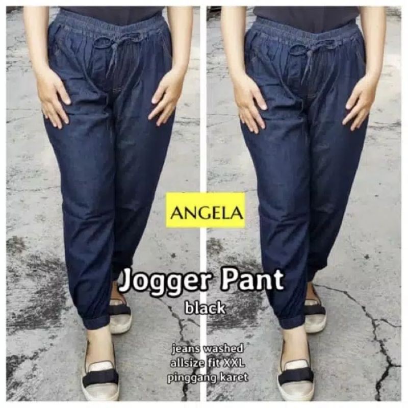 Celana Jogger Jeans Jumbo / Jogger Jeans Super Jumbo