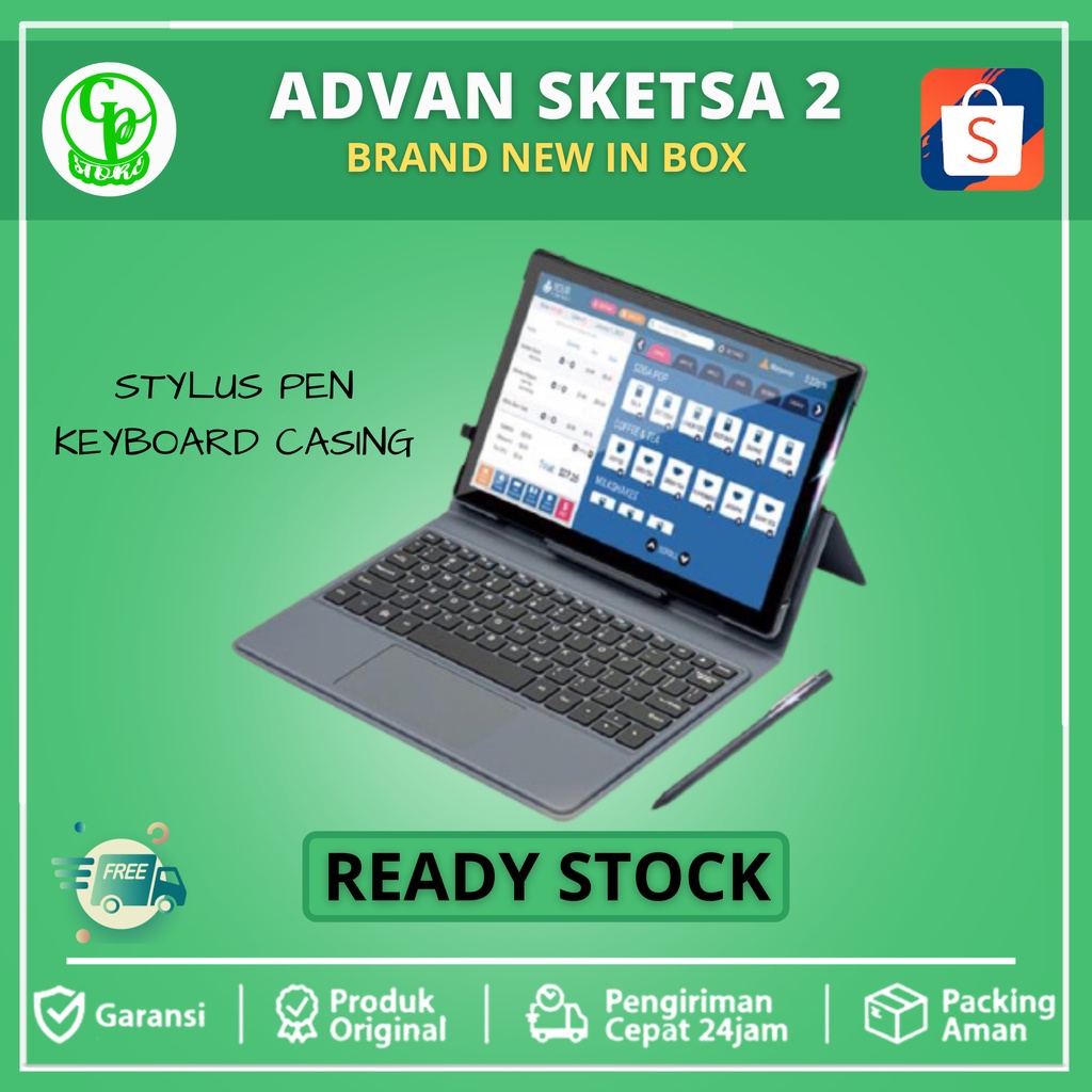 Advan Tab Sketsa 2 4/64GB 10" Inch Tablet Sketsa 2 Garansi Resmi