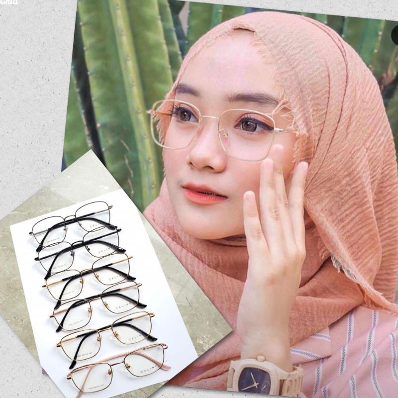 PROMO Frame Kacamata Trendy / Frame Kaca Mata Minus Plus / Kacamata Cewek Cowok