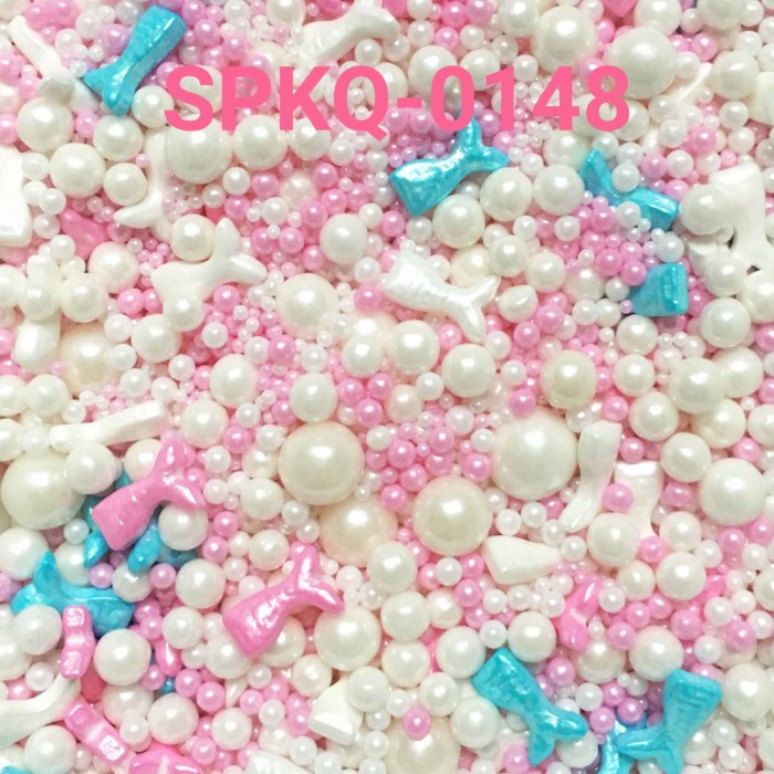 

SPKQ-0148 SPRINKLES SPRINKLE SPRINKEL 250GR MUTIARA EKOR DUYUNG MIX DISKON GEDE