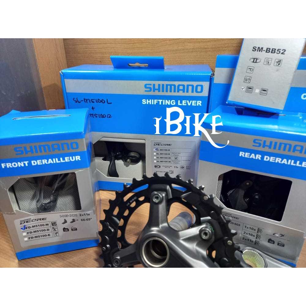 Groupset Shimano Deore M5100 Doube 2 x 11 Speed