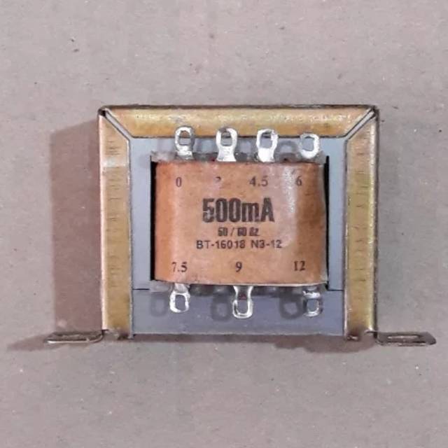 Trafo 500ma non ct 3-12v merk BIG