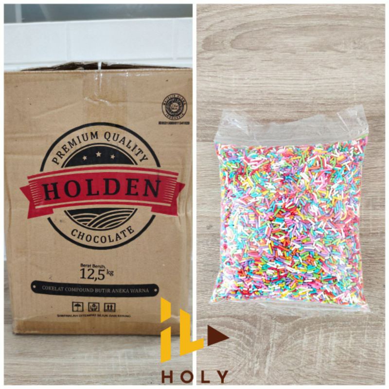 

Meses RAINBOW Holden (500gr) Repack / Meses Warna Warni Topping Donat Es krim