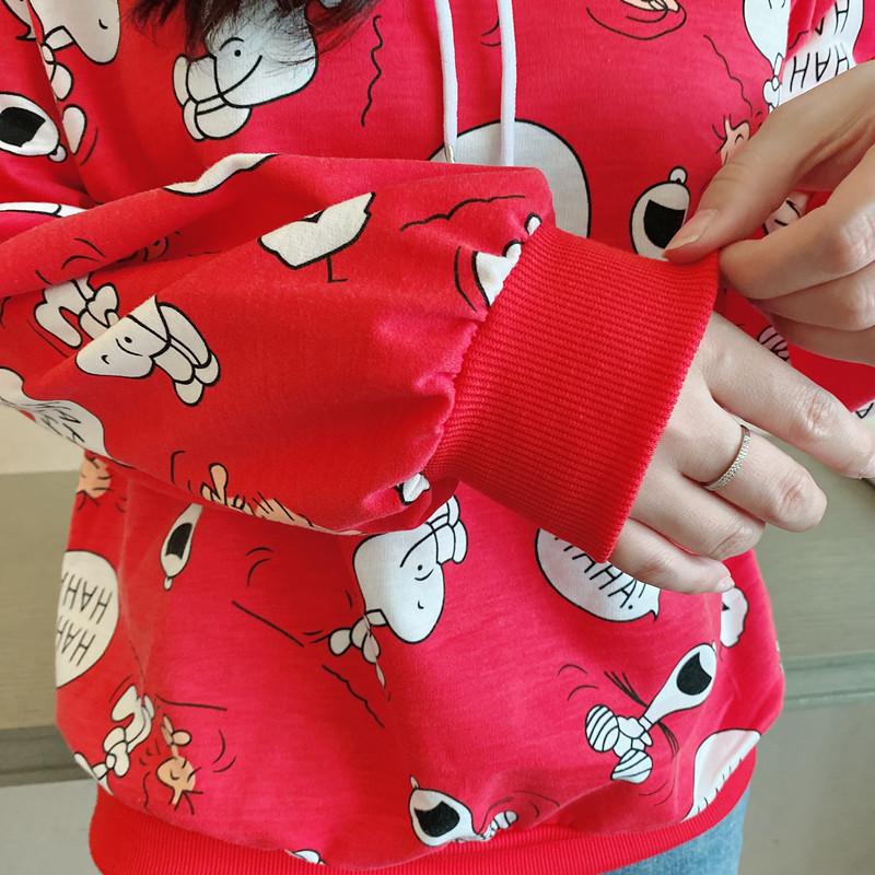 Nicebra Hoodie Sweater Motif Kartun Import Tanpa Kantong 4050
